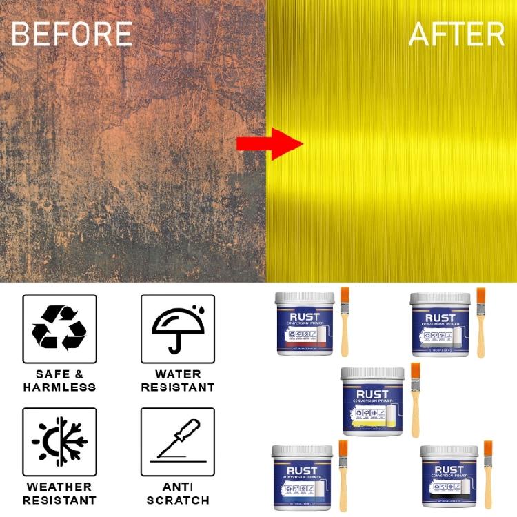 Základní nátěr přeměňující rez Prevence proti korozi Základní nátěr pro zkorodované kovové předměty