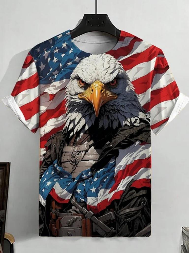 Summer Men's Funny Animal Cat Printed T Shirt Short Sleeved Tees Tops 3D Print O-Neck Shirts Party Casual Men's Clothing Apparel