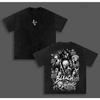 Manga BLEACH Printed Retro T Shirt Harajuku Vintage Washed T-shirt Men Clothing Short Sleeve Oversized 100% Cotton Tees Clothes