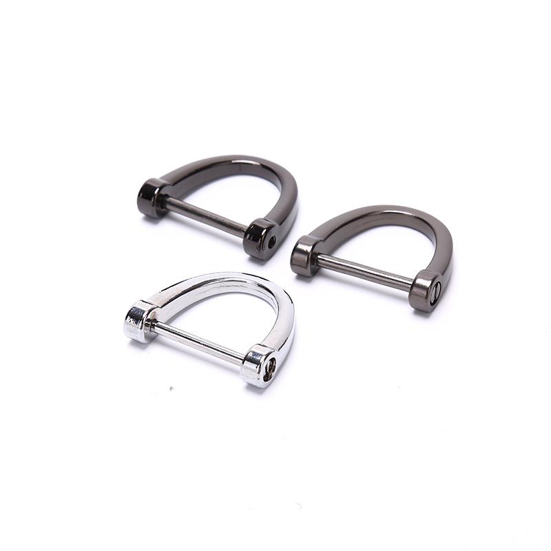 Car Keychain Thick Rod Classic D Shape Horseshoe Key Holder