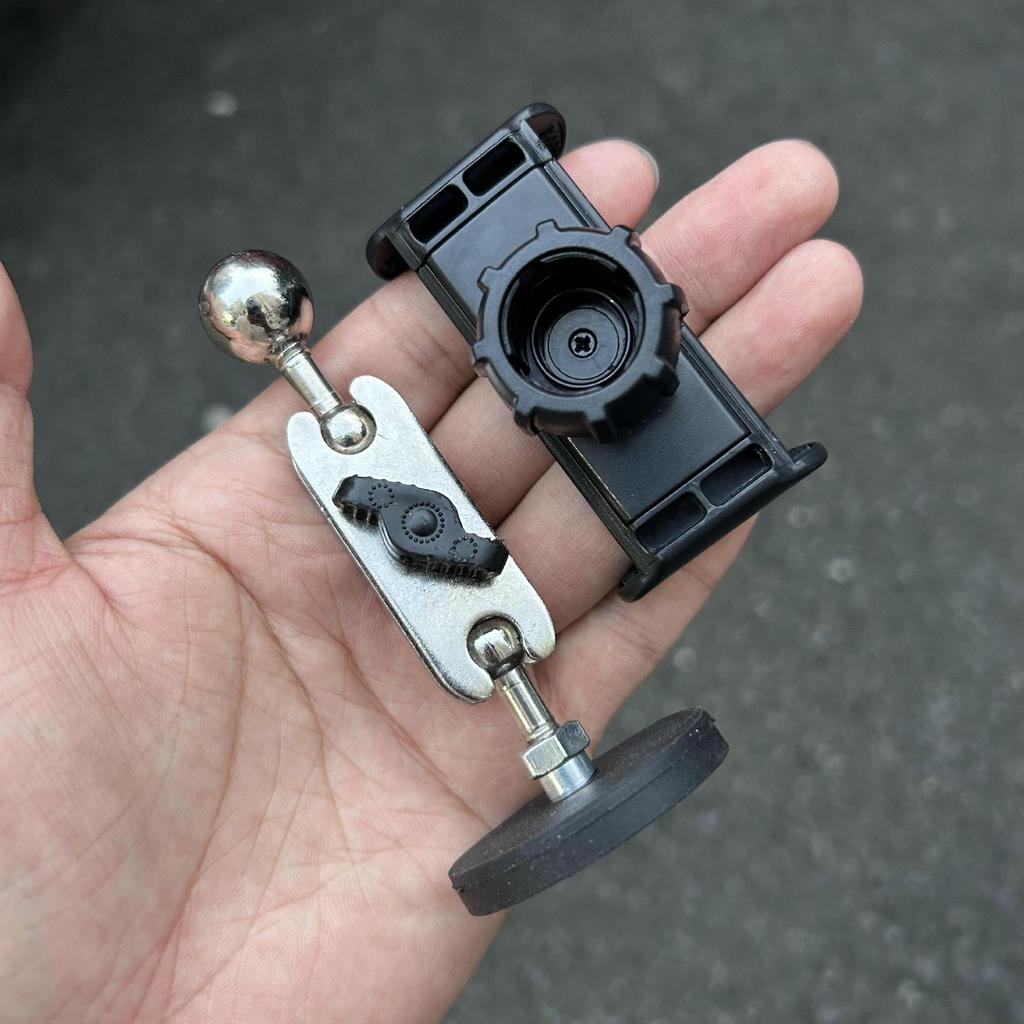 360° Rotating Magnetic Phone Holder with Metal Flex Arm for Outdoor Broadcasts