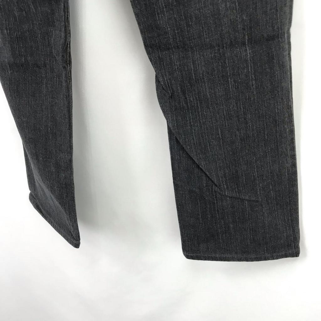Hergestellt in Japan EDWIN 503 Schwarze Denimhose 32 Herren L Innenbeinlänge 78cm Grau/Schwarz(GEBRAUCHT)