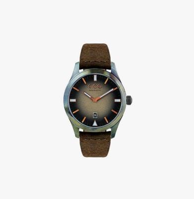 143 Hnědý Celosvětelný Superluminova Ciferník Quartz OOO.001-17.AZ 100M Pánské Hodinky