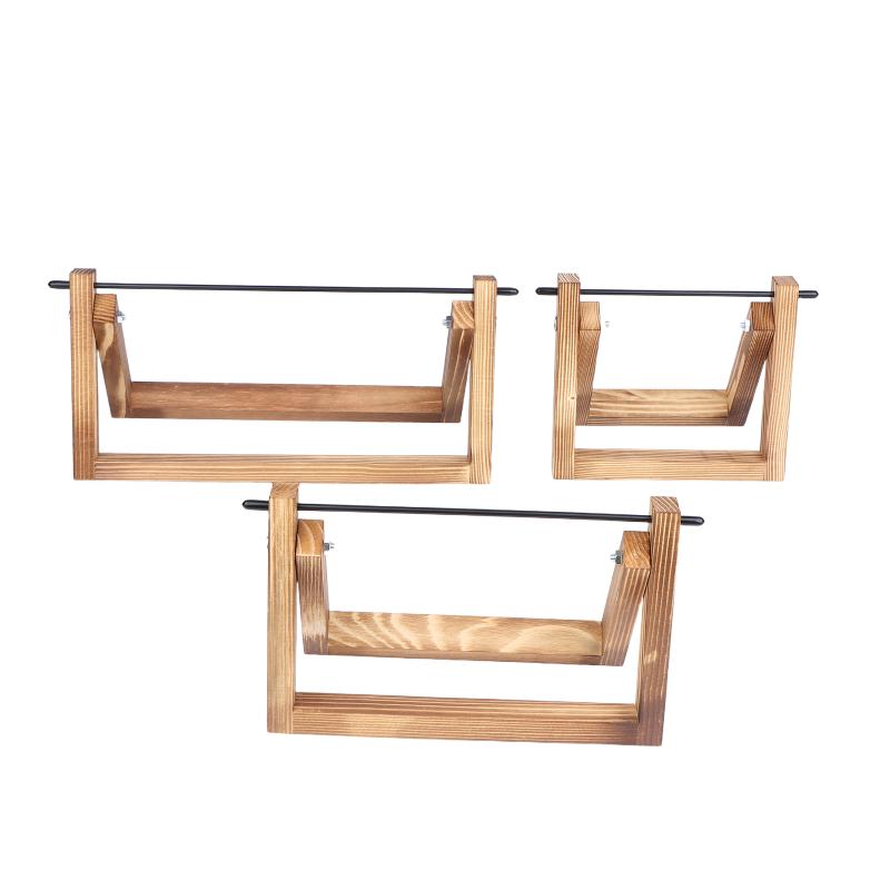 Holz-Garnrollenhalter Schreibtisch-Garnständer Bandlager Bandlagerregal Wollknäuel Handstrickwerkzeug Massivholz-Spulenhalter