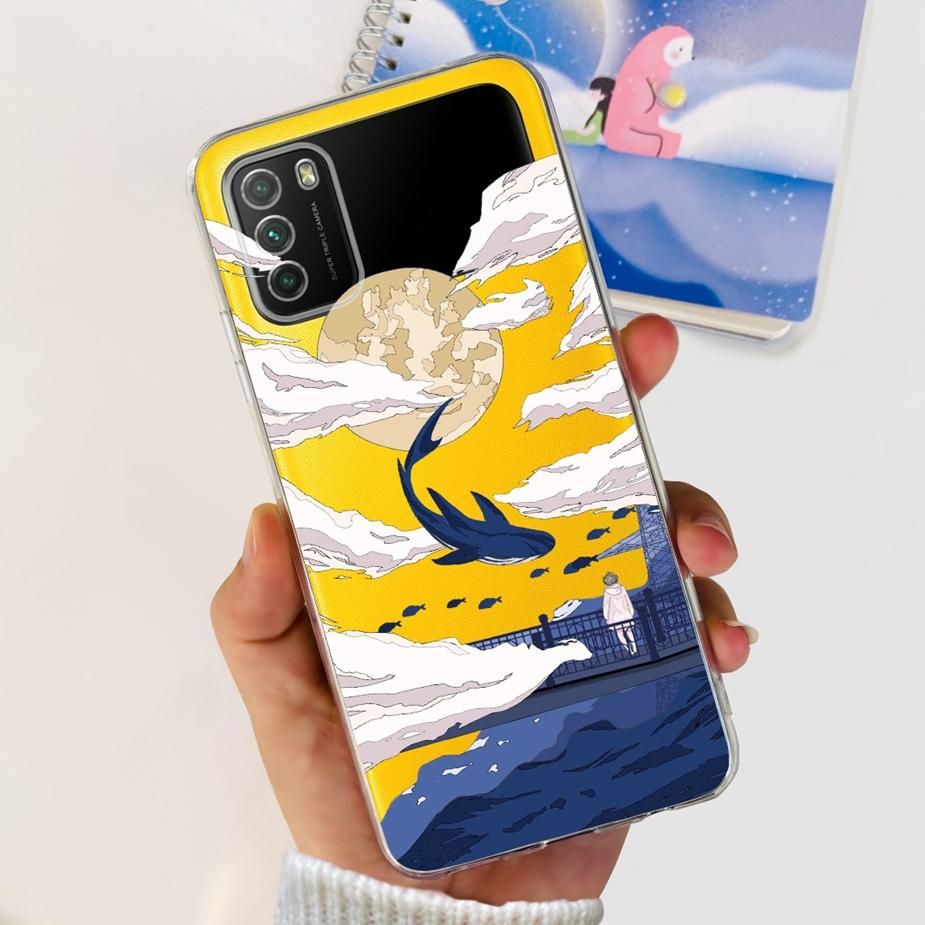 For Xiaomi Poco M3 Case PocoM3 Pro New Fashion Painted Cover Soft Silicone Phone Case For Xiaomi Poco M3 Pro PocoM3 Fundas Coque