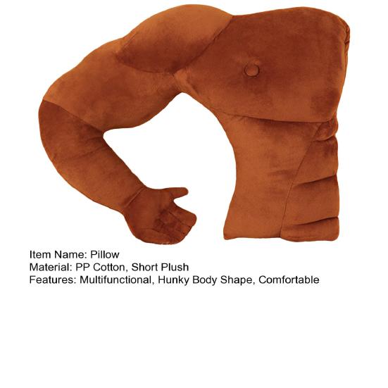 Boyfriend Arm Pillow Funny Supportive Partner Pillow Hunky Husband Cuddle Companion Body Shaped Pillow