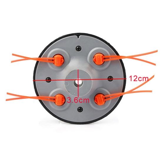 2Pcs Universal Strimmer Line String Trimmer Head for Pivotrim Gas Brush Cutter
