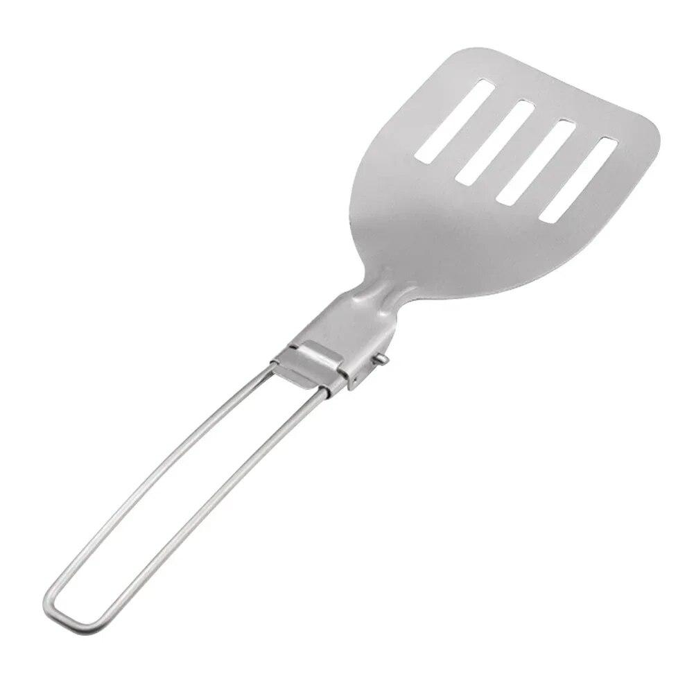 

Складная посуда из нержавеющей стали, лопатка, ковш, посуда для кемпинга, легкая посуда, походные гаджеты для бушкрафта Skip shovel