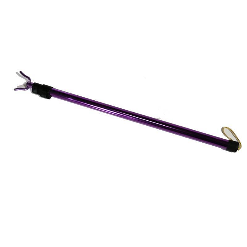 

Adjustable Clothes Drying Rack With Reinforced Clothes Fork For Household Use And Laundry Efficiency фиолетовый