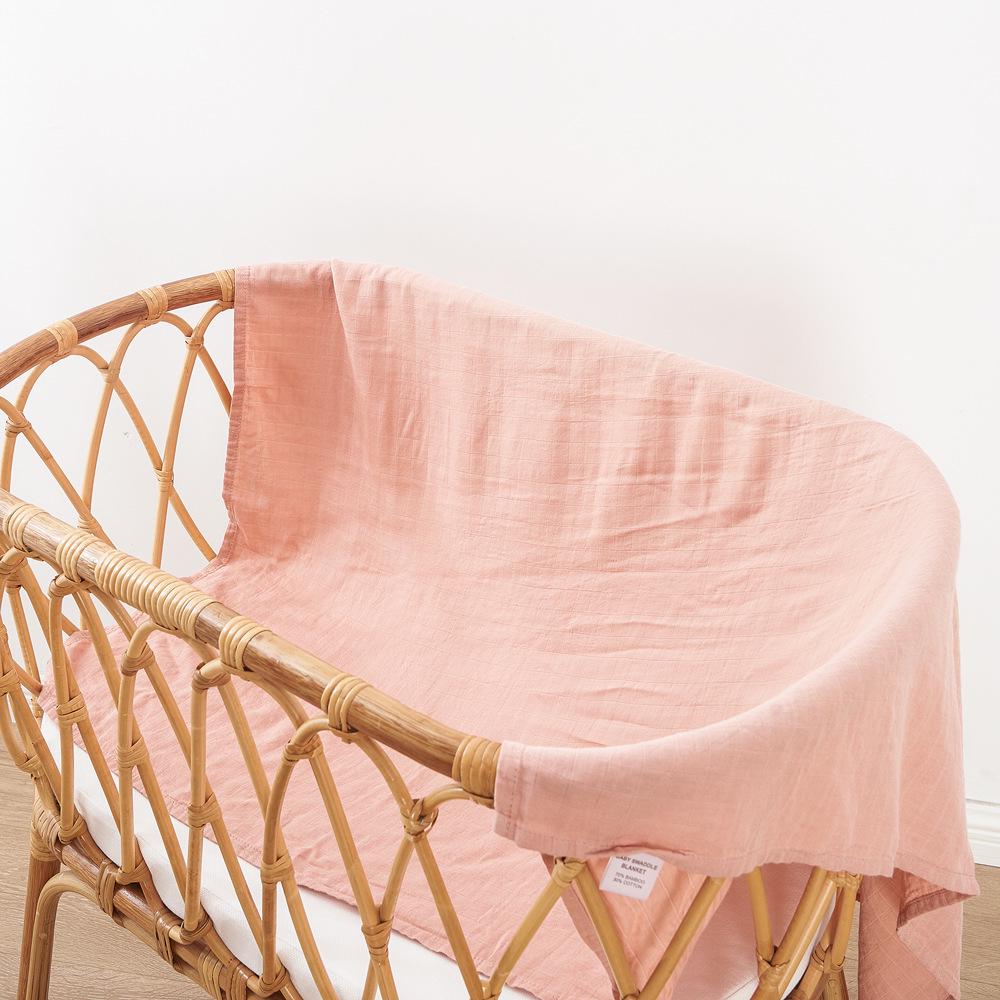 Kangobaby Bamboo Cotton Muslin Swaddle Blanket for Newborns