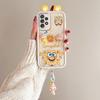 KEYSION Urocze Etui 3D z Kreskówką na Samsunga A53 5G A23 z Bransoletką Miękkie Silikonowe Odporne na Wstrząsy Etui na Telefon dla Galaxy A13 4G