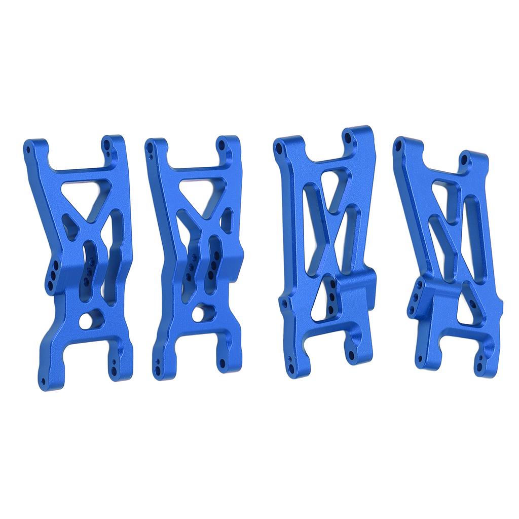 RC Front and Rear Lower Suspension Arm Set Aluminum Alloy RC Swing Arm Set for LOSI 1 10 22S 2WD RC Cars Blue