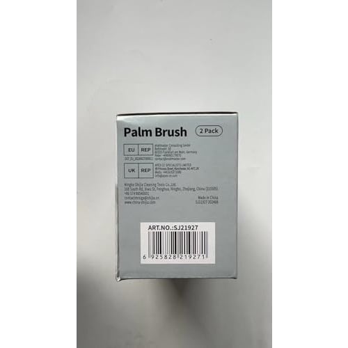 MR.SIGA Multicolor Kitchen Brush (Pack of 2) Palm Brush, Gray