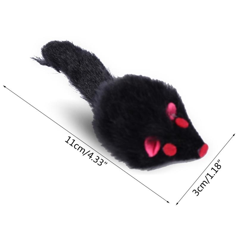 Mice Cats Toys Rattle Mouse for Indoor Cats Kitten Squeak Interactive Rats Toys for Catch & for Play Training Bite-Re