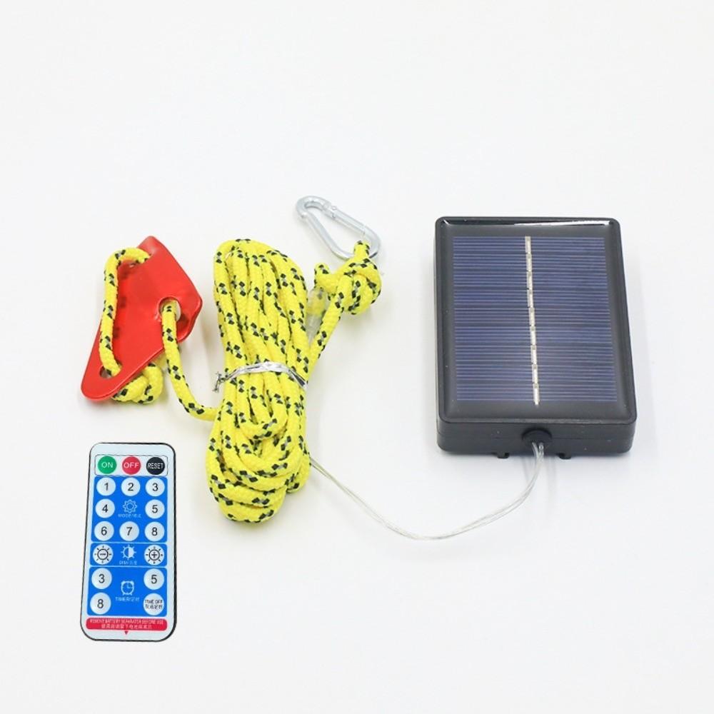 Reflective Tent Guy-line Light Windproof Camping Rope Light 2-In-1 LED Rope Light Tent