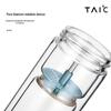 TAIC Double-Layer Tea Infuser Glass Bottle