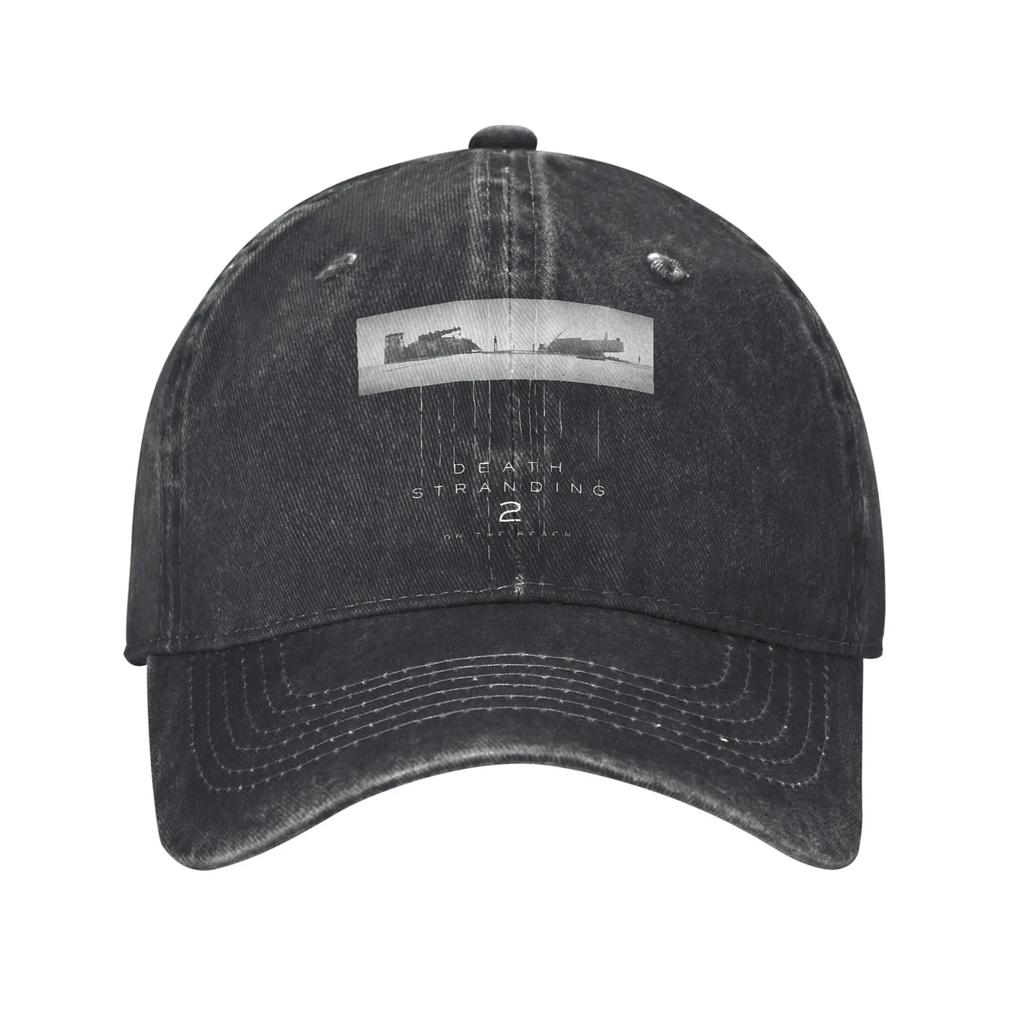Casual Death Stranding 2 On The Beach Baseball Caps Unisex Women Distressed Denim Snapback Hat Video Game Outdoor Adjustable Hat