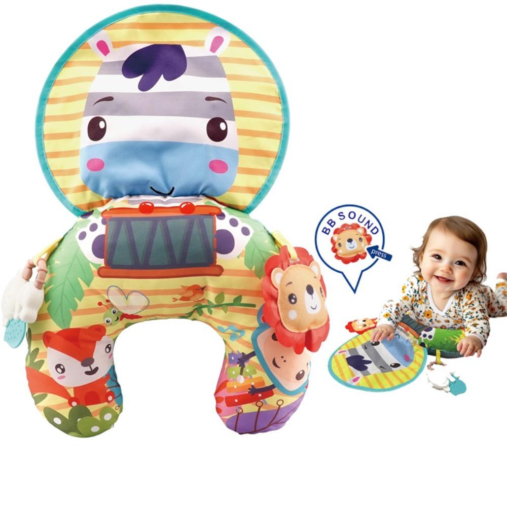 

Double-Sided Lying Pillow Head-up Design Double-Sided Sensory Toy Head-up Training Horse