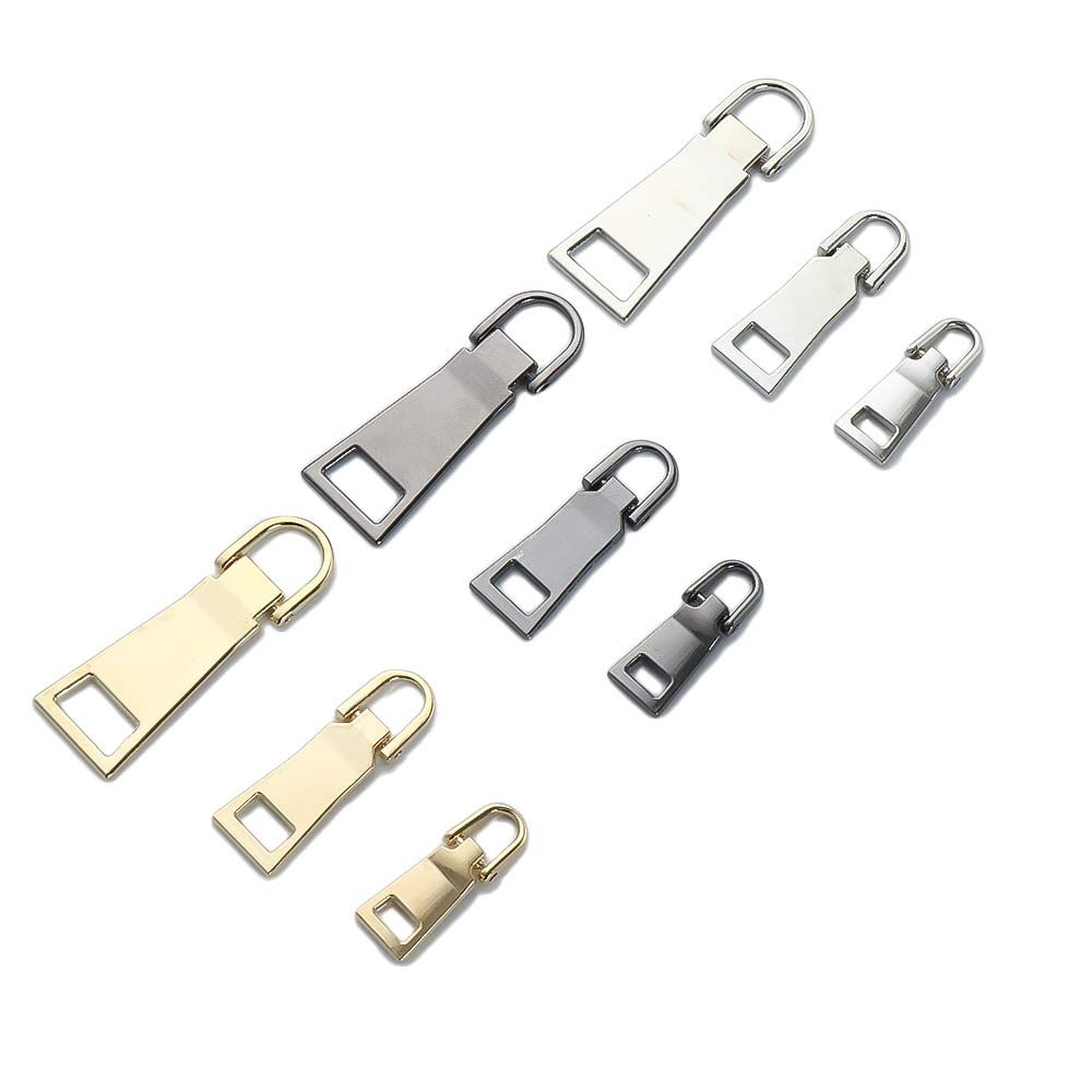 Metal Universal DIY Detachable For Backpack Coat Tab Repair Kits Zipper Sliders Zipper Head Zipper Pullers