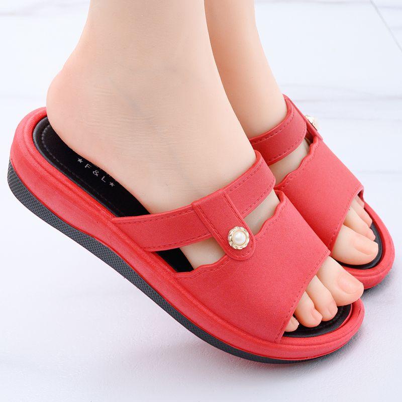 New Waterproof Quick Drying Anti Slip Lightweight Office All-in-one Middle-aged Cool Mop for Women