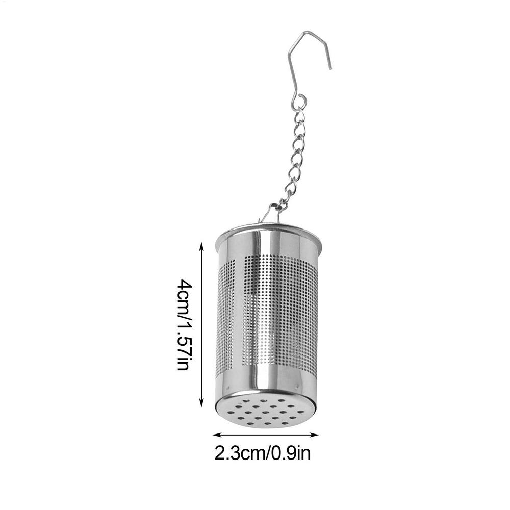 

304 Stainless Steel Tea Strainers Set Extra Fine Mesh Tea Infuser For Loose Tea - Updated Slim Threaded Lid For Black Tea червоний