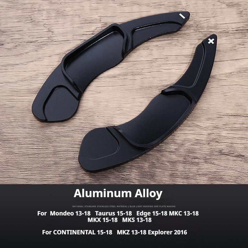Car Steering Wheel Shift Paddle Shifter For Ford Mustang Mondeo Taurus EDGE Explore Lincoln MKC MKX MKS MKZ Aluminum Alloy Cover