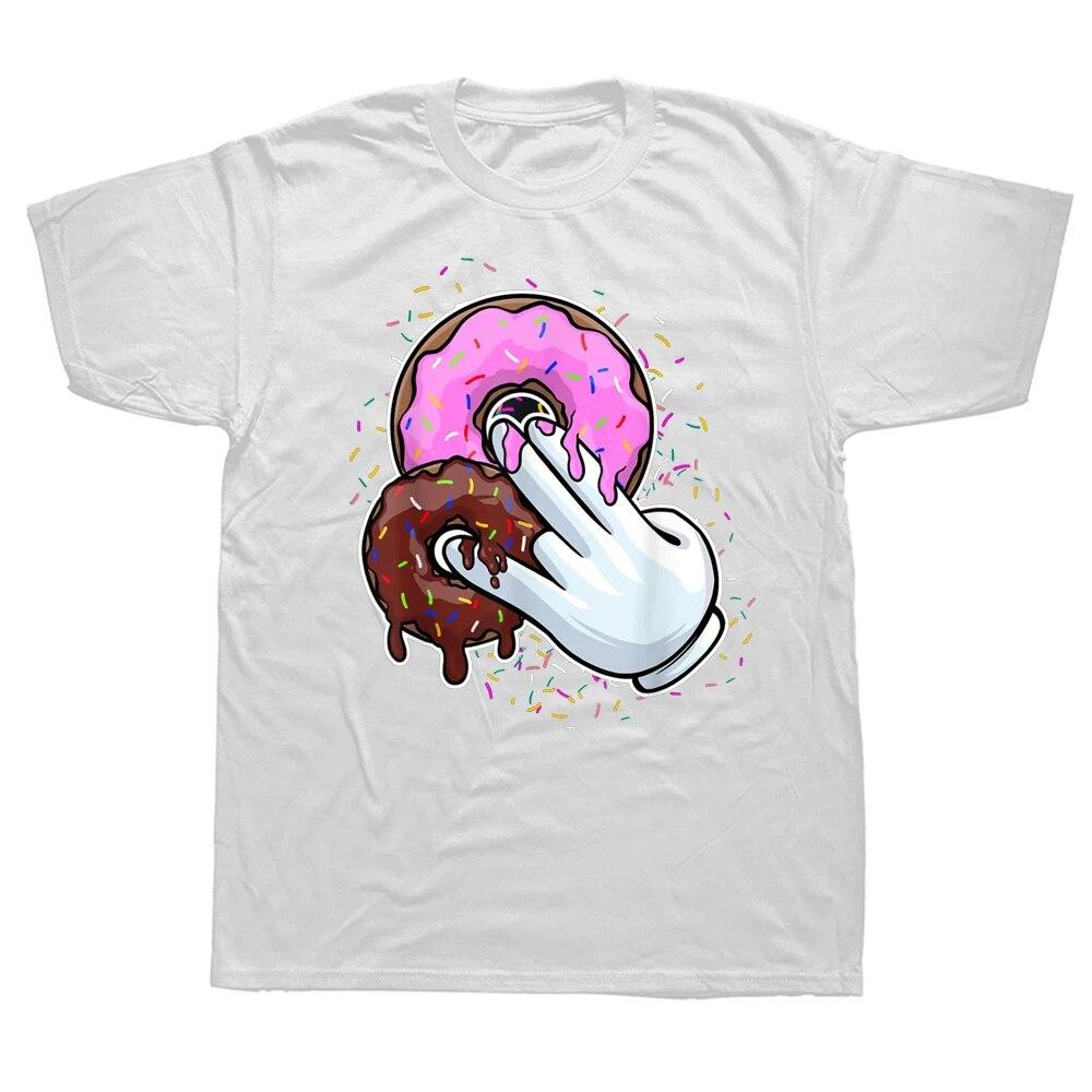 Donut Sex Instruction Humor Witze T-Shirt Lustige Grafik 2 In The Pink 1 In The Stink T-Shirt Kurzarm Sommer T-Shirts im koreanischen Stil