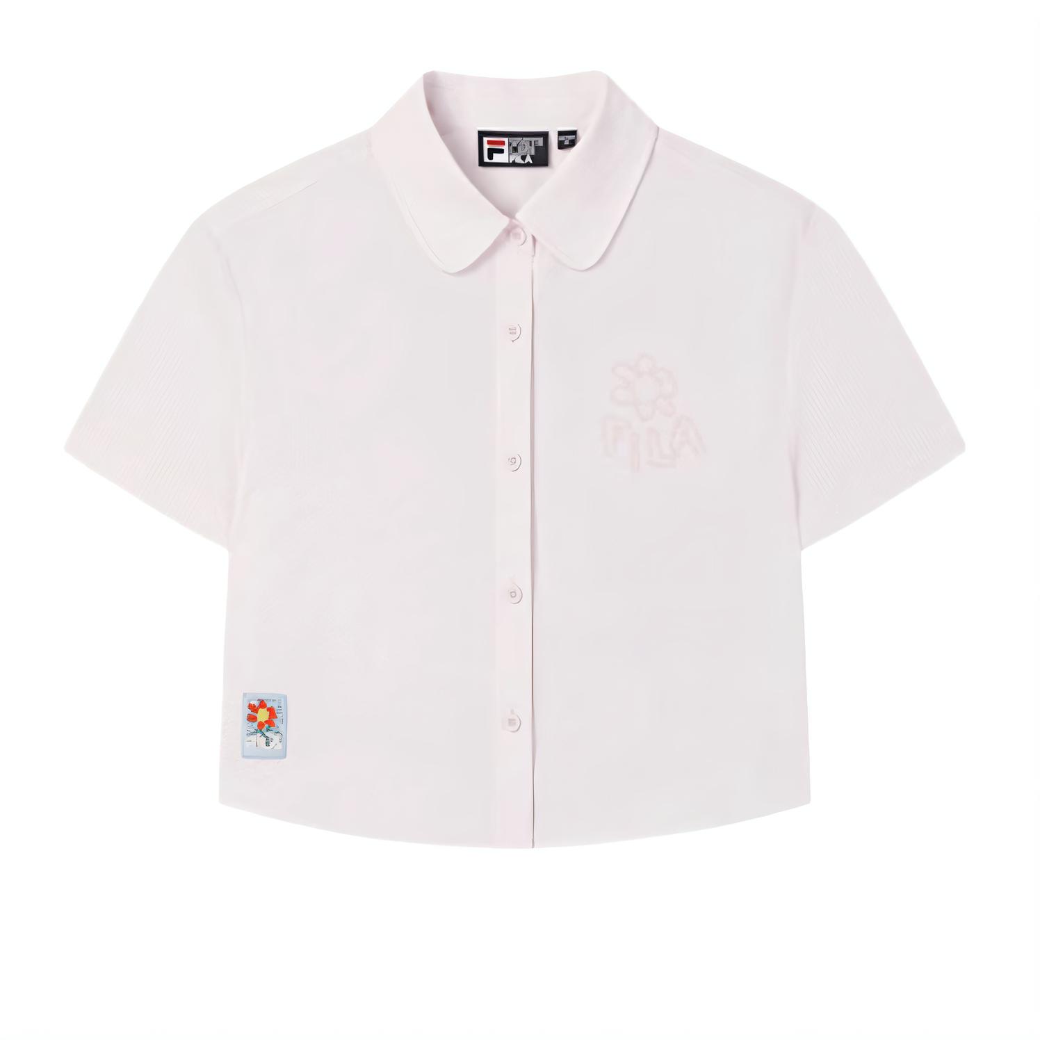 

Fila X TIM LAHAN Коллаборация Удобная Модная Приятная к коже Мягкая Футболка с коротким рукавом Женские рубашки Розовая F51W529403F-PK XS