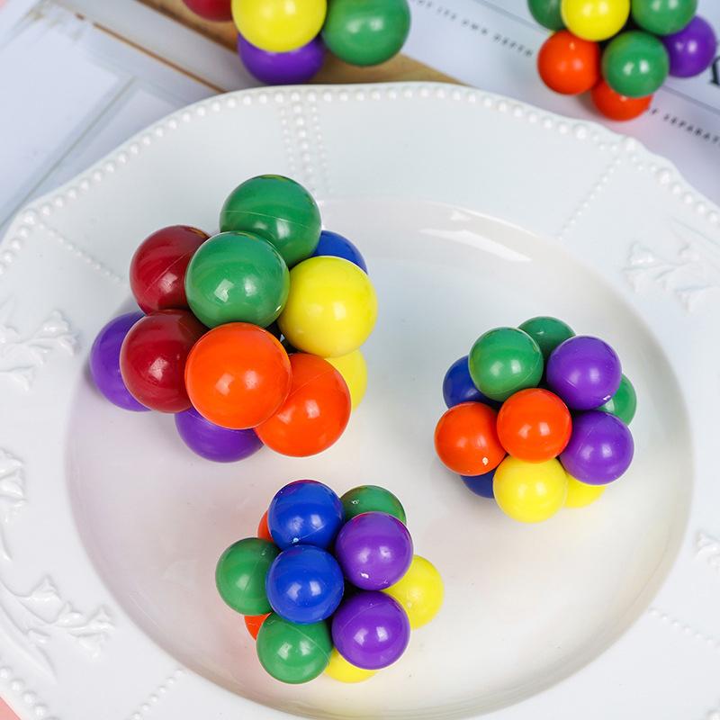 1Pc Variety Bead Decompression Atomic Ball Decompression Toy Molecular Ball  Exotic Toy