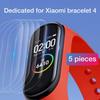 5pcs Soft Tempered Glass For Xiaomi Mi Band 8 7 Smart Watchband Full Cover Screen Protector Film for Xiaomi Miband 7 6 5 4 Glass