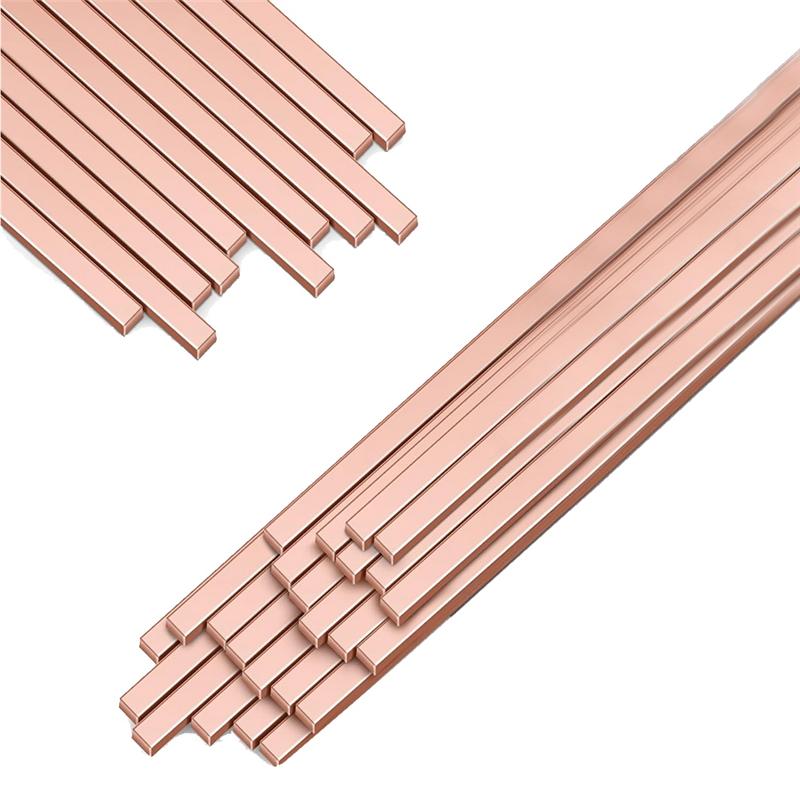 A84E-Bcup-5 Brazing Rods 15% Silver Solder Copper Phosphor Industry Grade Welding Sticks 0.050" X1/8" X10" 60Pcs