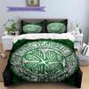 Celtic Football Club  Pattern Bedding Quilt Set  Home Decoration  Gift (1 * duvet cover + 2 * pillowcase  without core)