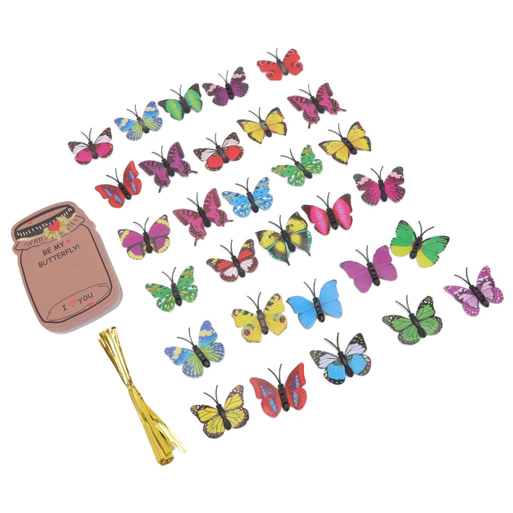 Valentine S Day Gift Card Set Smooth Surface Colorful Beautiful Greeting Cards Set for Exchanging