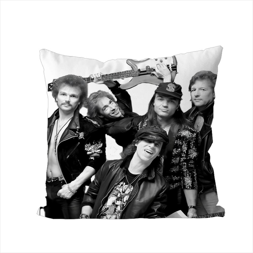 

Band SScorpions Pillow Case For Car Sofa Decorative Home Doublesided Print Plush Square Throw Pillow Cushion Cover 30x30cm