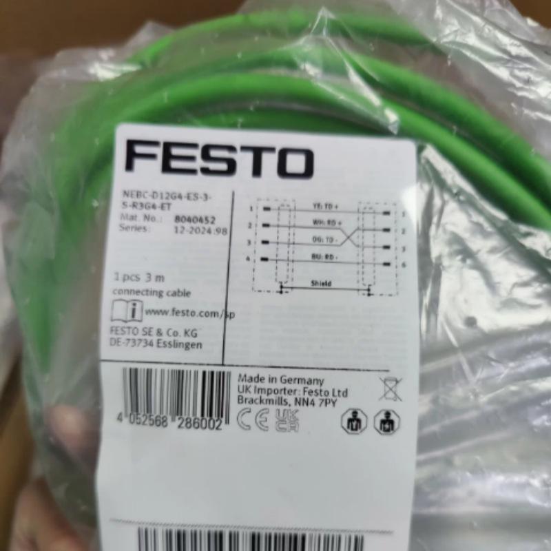 

8040452 NEBC-D12G4-ES-3-S-R3G4-ET FESTO Connection Cable