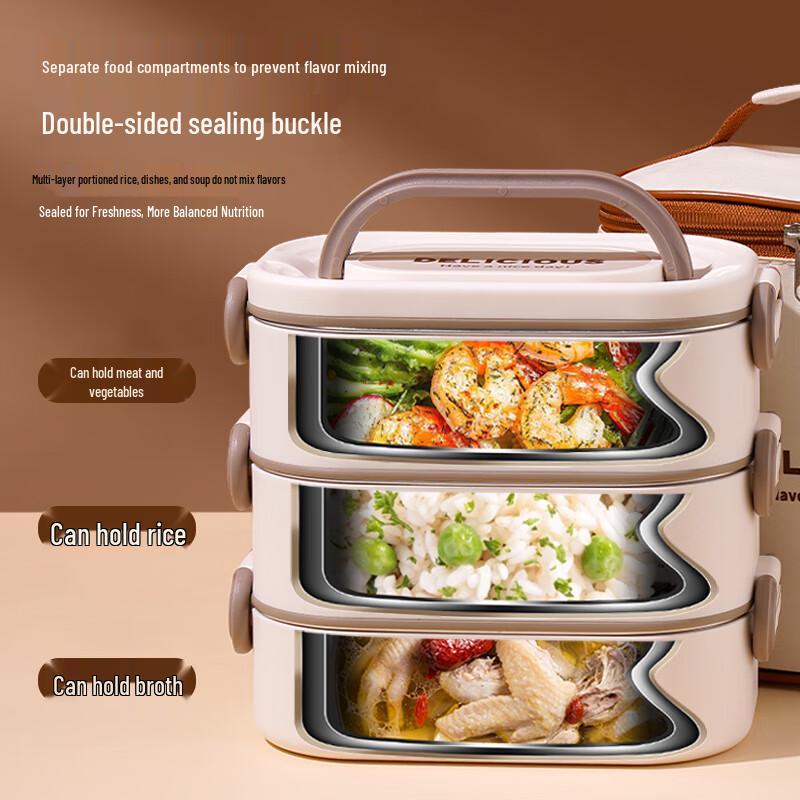 YMER Multi-Layer Insulated Lunch Box & Bag