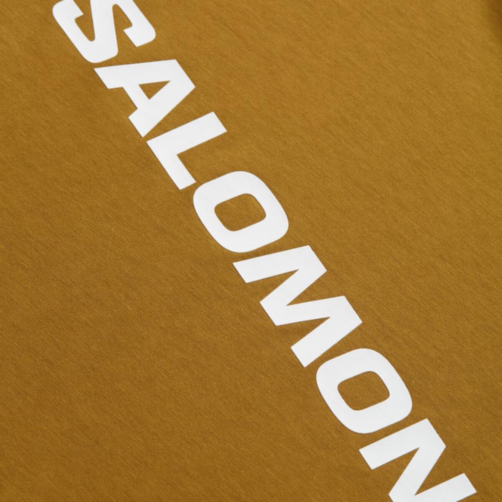 Salomon Urban Casual Trend Letter Short Sleeve T-Shirt Men Tops C26768