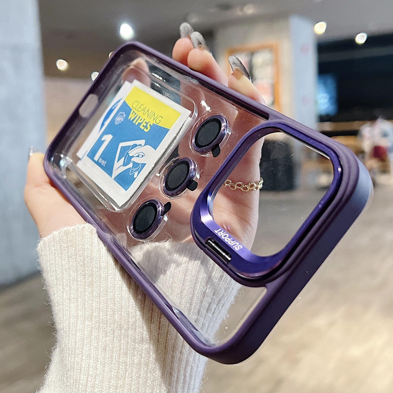 Applicable to iPhone17 transparent invisible lens holder, mobile phone case, Apple 16 with lens film. iPhone 17