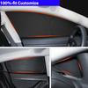 Car Sunshade for Tesla Model 3 Y S X 2024 2025 Sun Shade Privacy Shading Cover l Front Rear Side Window UV Protector Highland M3H