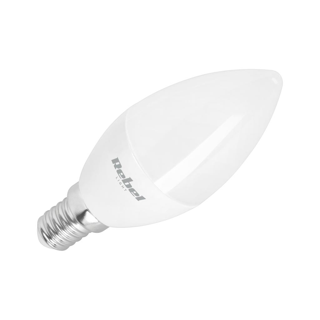 LED Lamp Bulb 5W Candle 3000K 230V Rebel