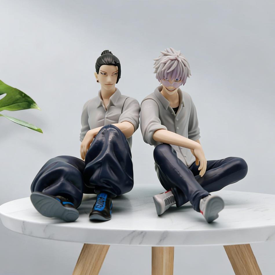 New Hot Jujutsu Kaisen Action Figures Satoru Gojo Articulated Model Suguru Geto Statue Megumi Fushiguro Pvc Collectible Toys