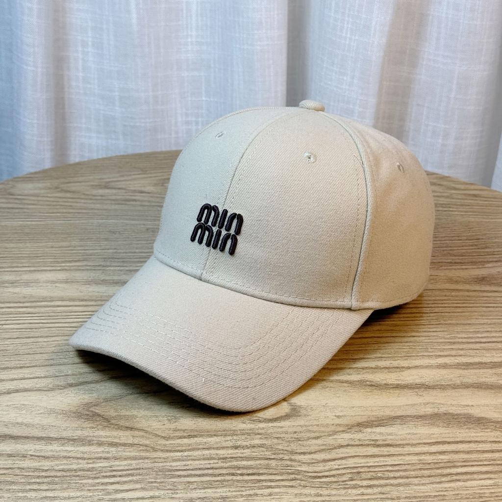 Autumn and Winter Baseball Cap Korean Version Embroidered Fashionable Casual Hard Top Versatile Face Showing Small Trendy Brand Peaked Cap for Women