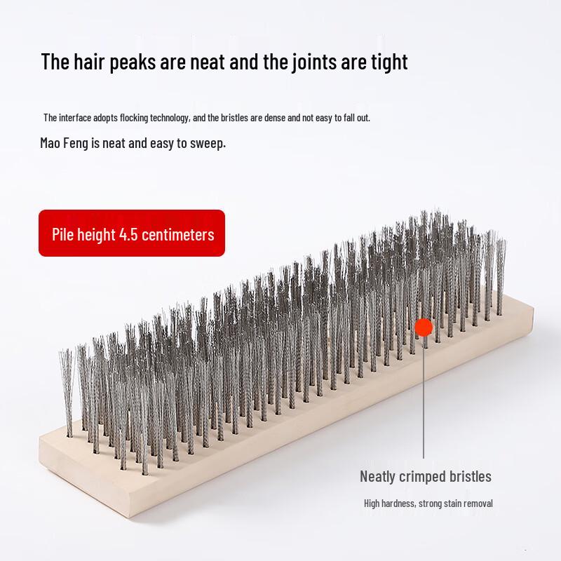 Jingyi Long Handle Stainless Steel Floor Cleaning Brush