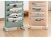 Mobile Bookshelf with Wheels for Classroom or Desk
