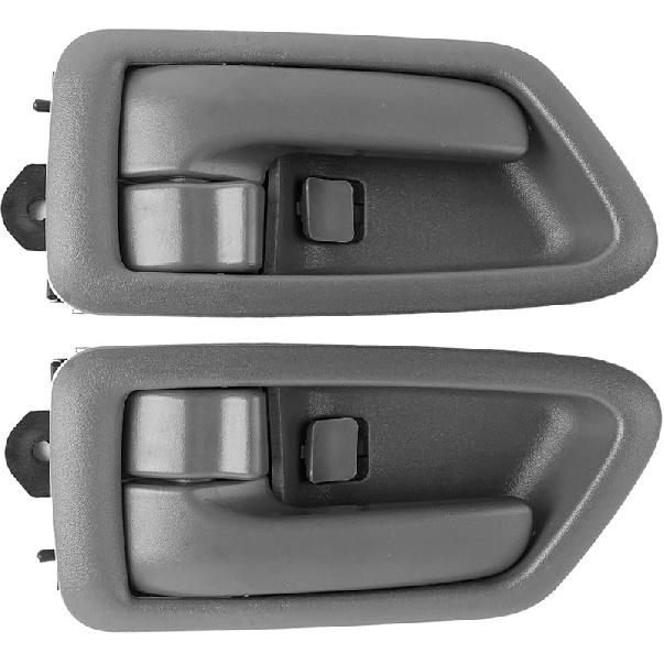 NPAUTO Ide Interior Door Handles Pair Front Rear Driver Passenger Side Replacement For 1997 1998 1999 2000 2001 Toyota Camry Gray