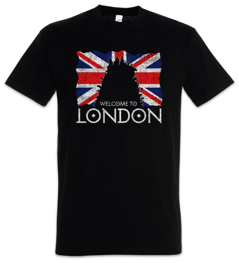 Welcome To London T-Shirt Mortal Predator Engines Cities Symbol Logo Sign- S