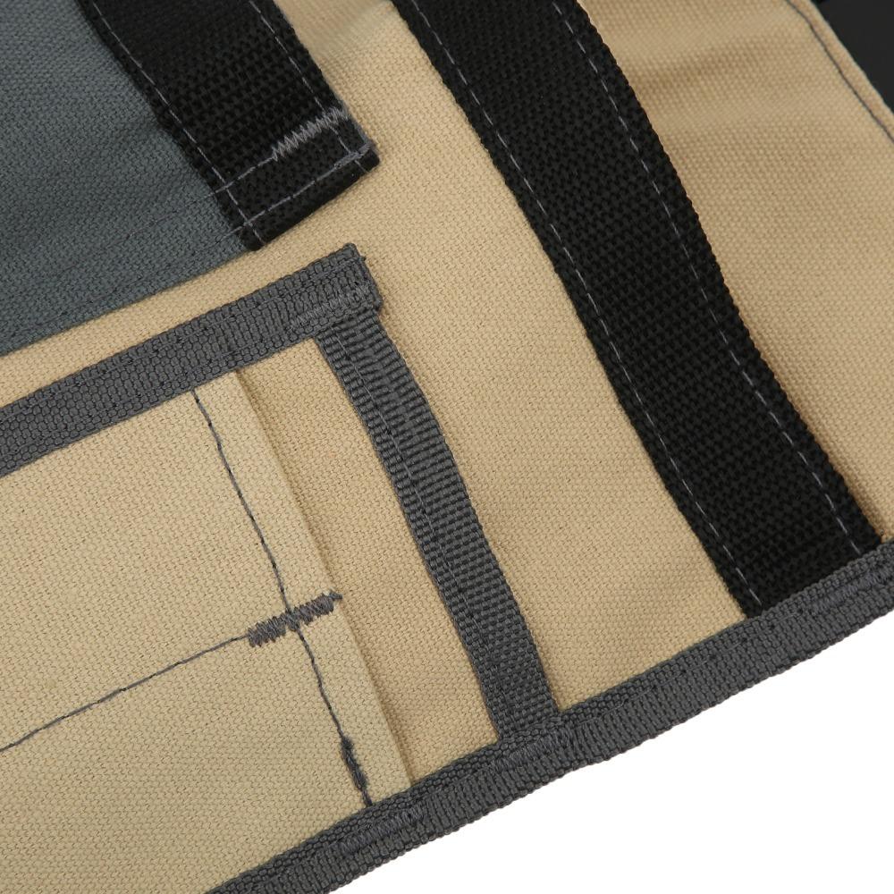 Canvas Tool Belt Bag Adjustable Belt Canvas Organizer Durable Waist Hanging Bag  Carpenter Work
