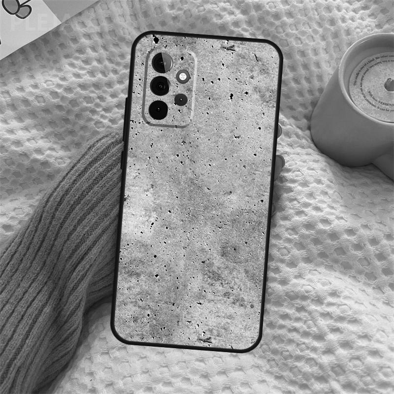 

Concrete cracked stone Texture Case For Samsung Galaxy A06 A26 A16 A56 A36 A05 A22 A32 A52 A54 A34 A14 A55 A15 A53 A33 A35 Samsung A15