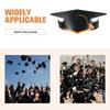 36Pcs Paper Graduation Hats DIY Craft Caps Graduation Party Favor Bulk Supply Decor Grad Hats Hat Party Cap DIY