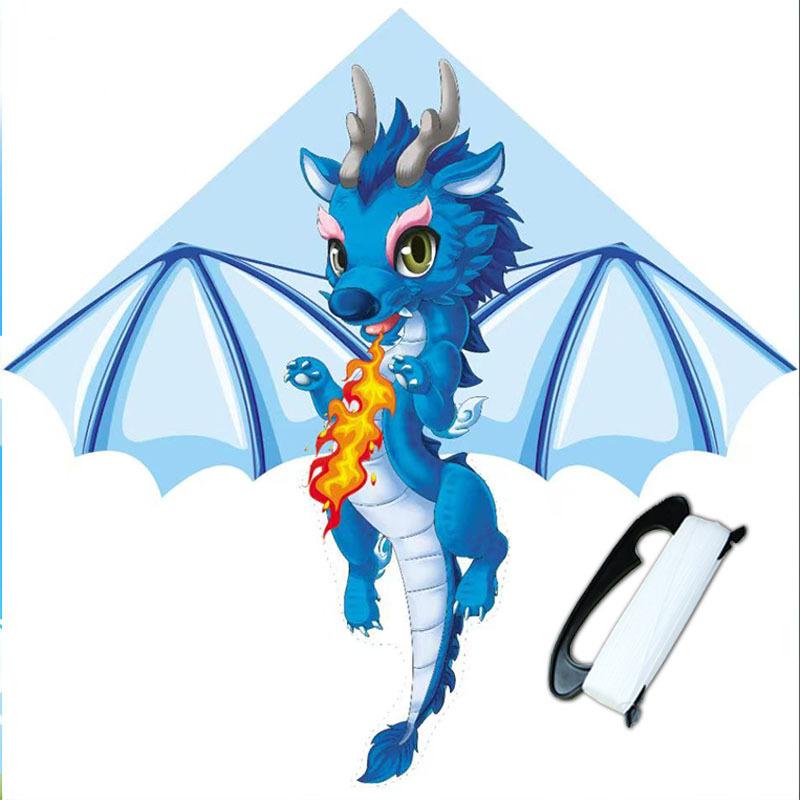 Chinese Dragon Kite Upgraded  Cut Craft Cartoon Kite Suitable For Beginners With 100M Kite String Outdoor Flying Toy